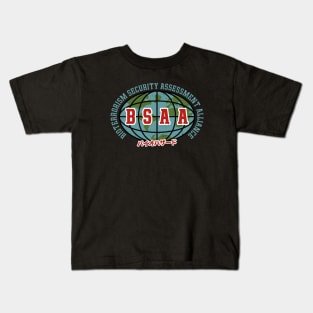 Bsaa Vintage Emblem Kids T-Shirt